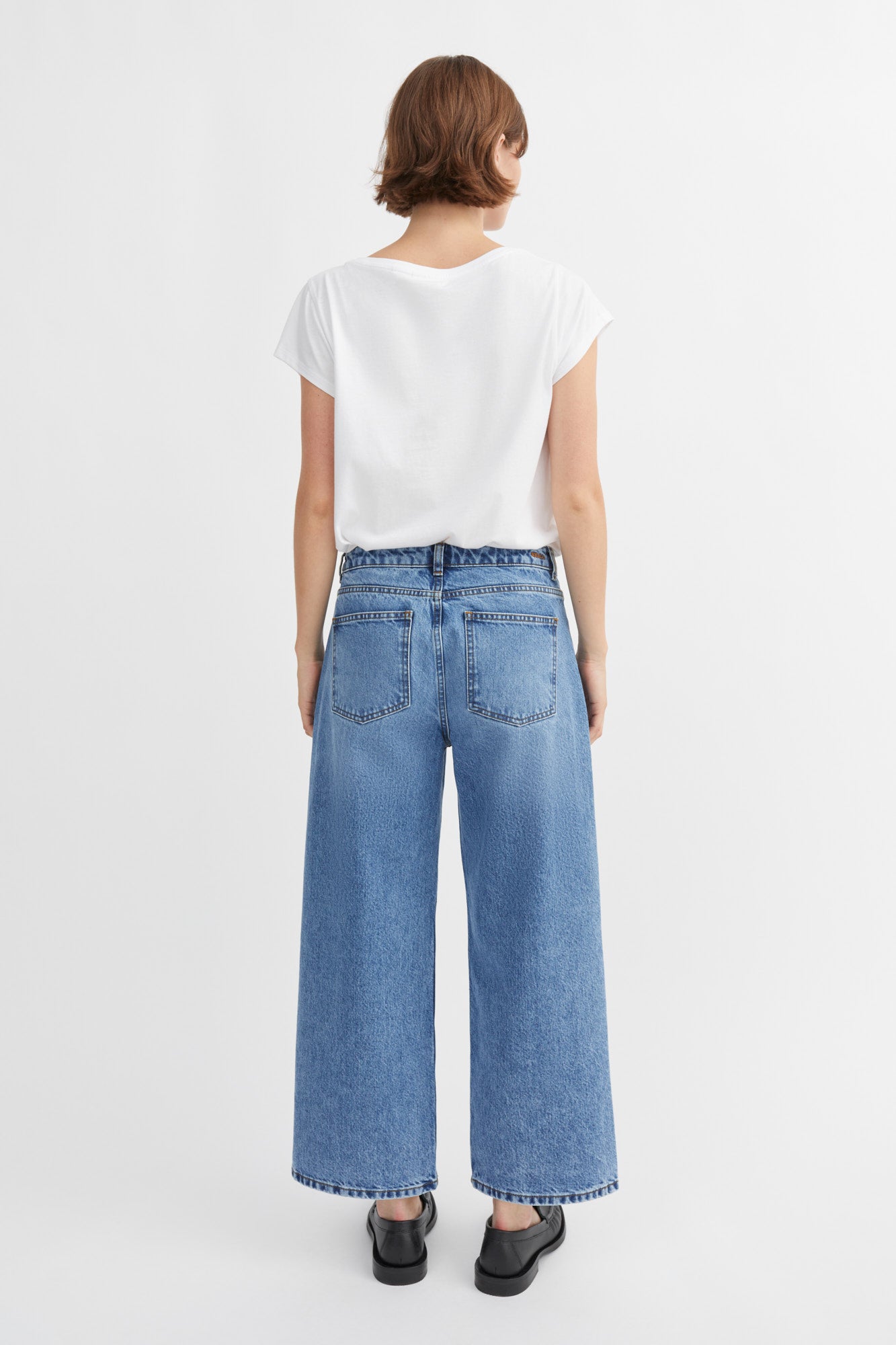 Skall Studio Taylor cropped jeans Jeans Worn mid blue